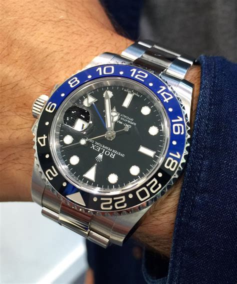 rolex gmt master ii batman.